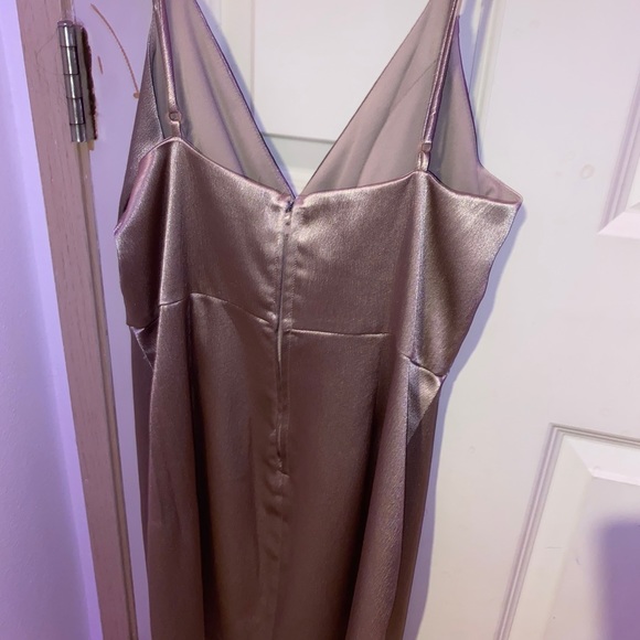 Champagne colored party dress! - Picture 2 of 2